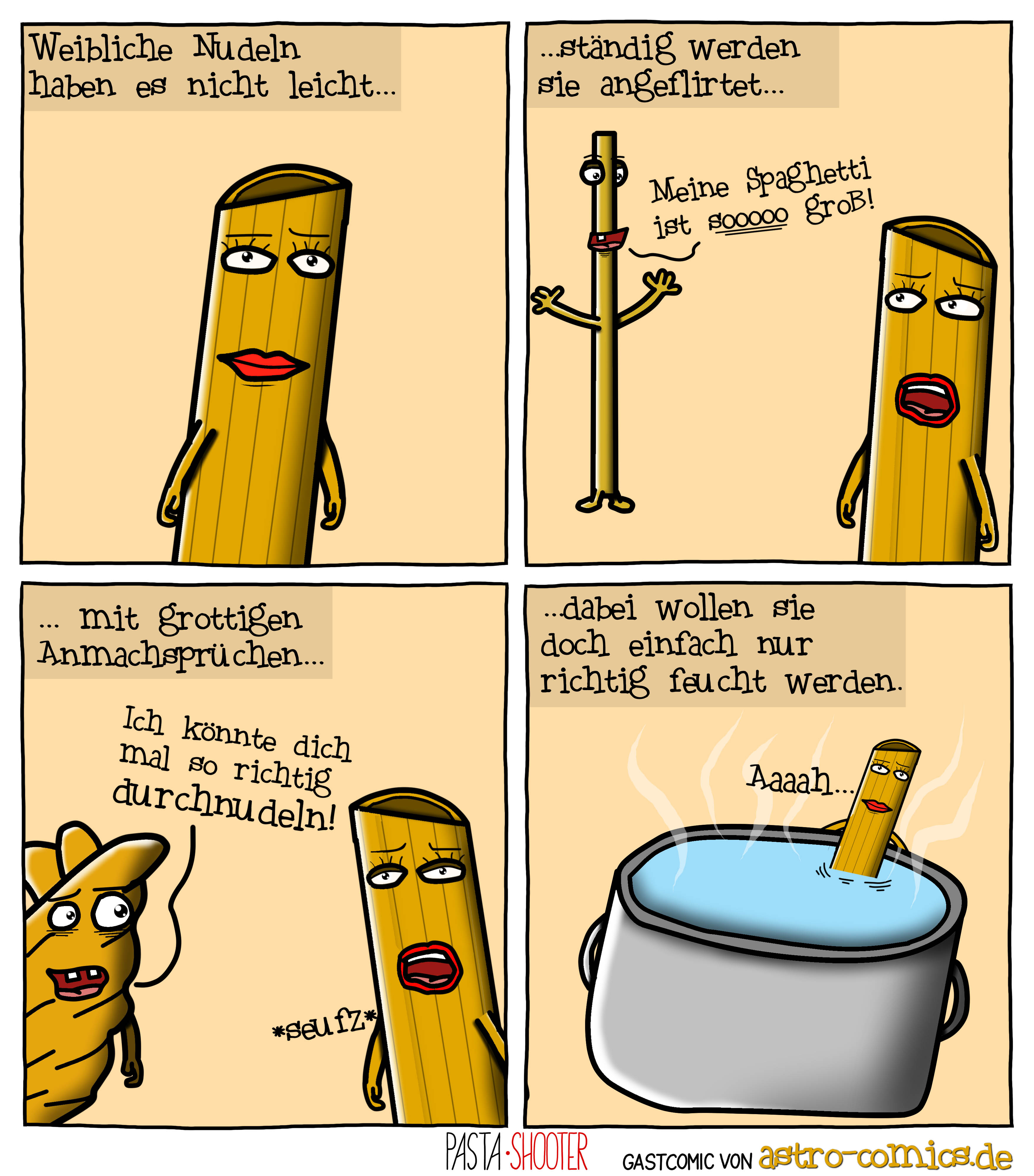 Gastcomic Weibliche Nudeln